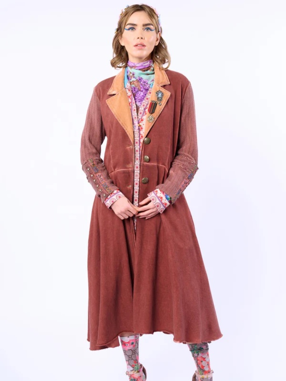 Aratta Heart of Autumn Coat Jacket Small S
